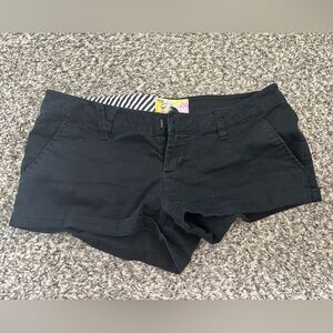 Vintage Volcom Black Jean Shorts